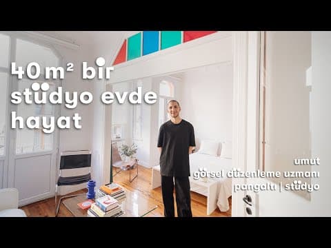 İstanbul'da Parizyen Bir Ev: 40 m²'lik Stüdyo Daire