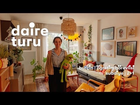 Neşeli ve Oyuncaklı Bir Ev: Burçin'in Suadiye'deki Evi
