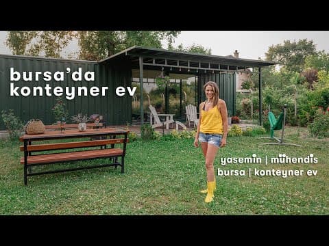 Bursa’da 28 m² Konteyner Ev: Hem Ekonomik Hem Ekolojik