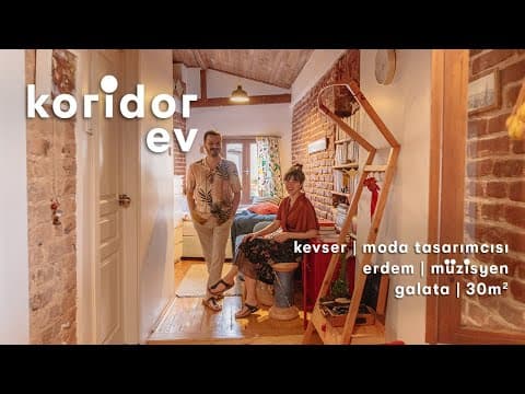 Koridor Ev! 30 m²’ye Bir Çift Hayat Sığar mı?