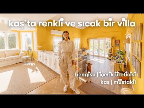 Kaş’ta U Şeklinde, Geniş Avlulu, Akdeniz Mimarisi Örneği Villa