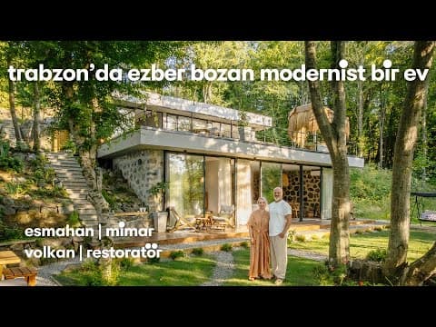 Kendi Evini İnşa Eden Çiftin Trabzon'daki Modern Aile Evi