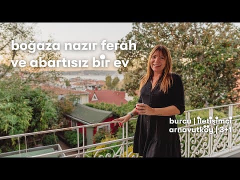 Arnavutköy'de 3+1 Bir Dairede Eski Dönem Evinin Ruhunu Korumak